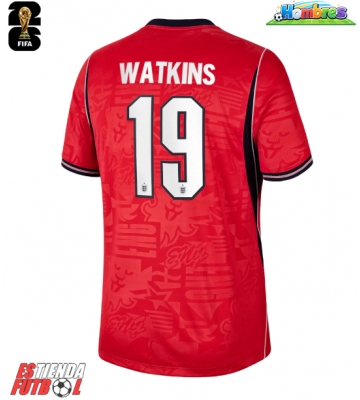 Inglaterra Ollie Watkins #19 Segunda Equipación Mundial 2026 Manga Corta